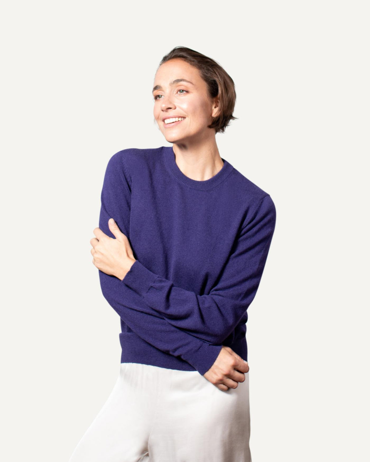 Kaschmir Pullover für Damen in Ultramarin von MOGLI & MARTINI #farbe_ultramarin