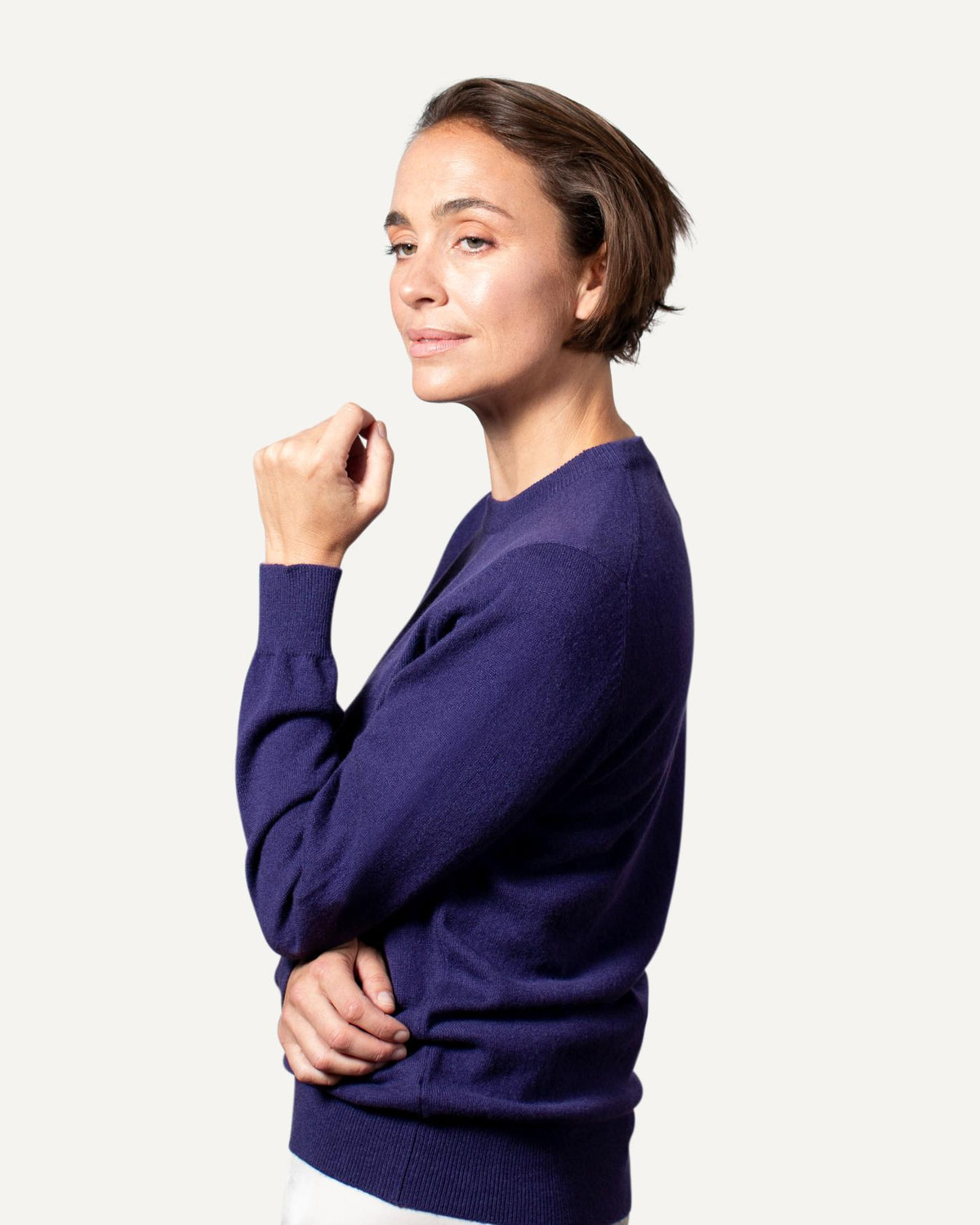 Kaschmir Pullover für Damen in Ultramarin von MOGLI & MARTINI #farbe_ultramarin