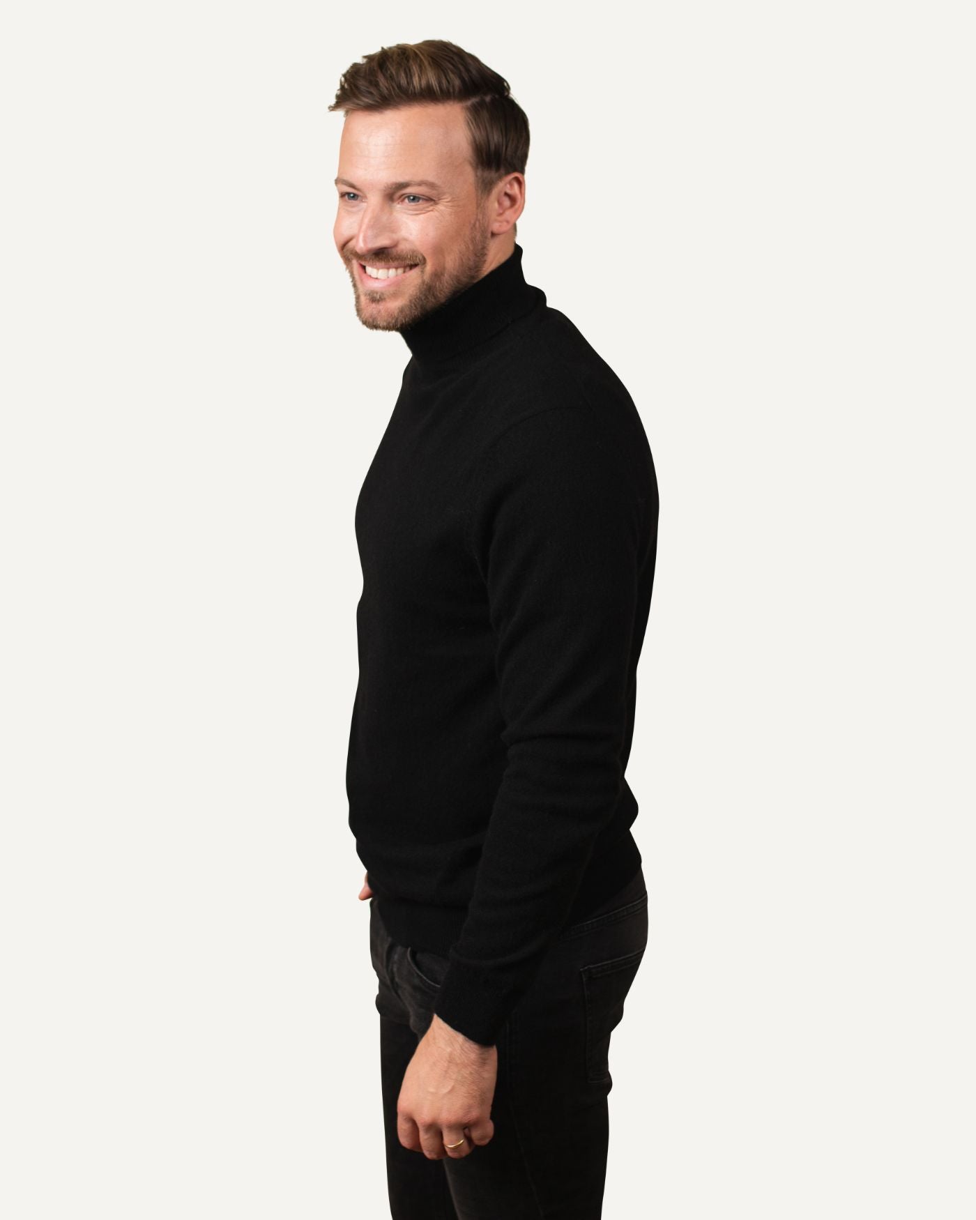 Cashmere turtleneck sweater