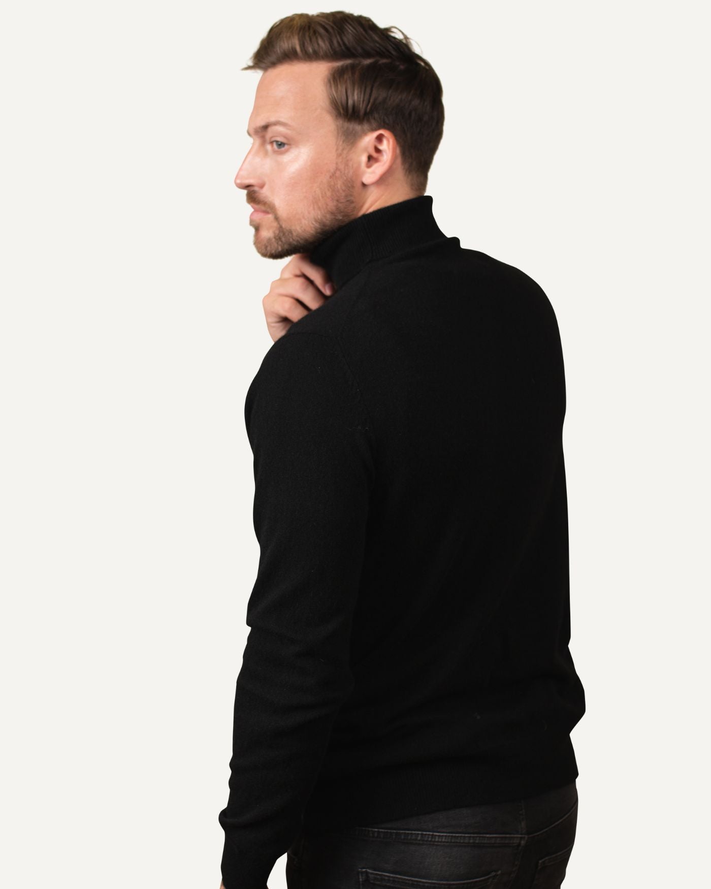 Cashmere turtleneck sweater