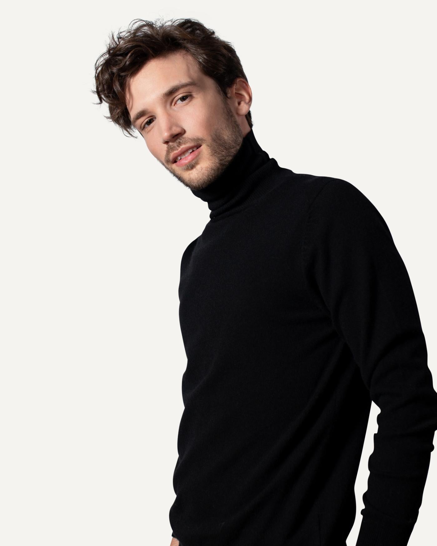 Cashmere turtleneck sweater