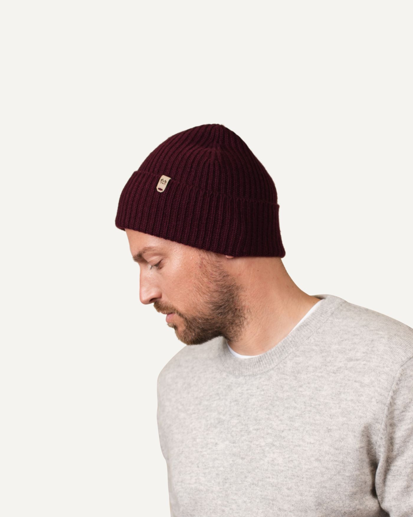 Cashmere knitted hat