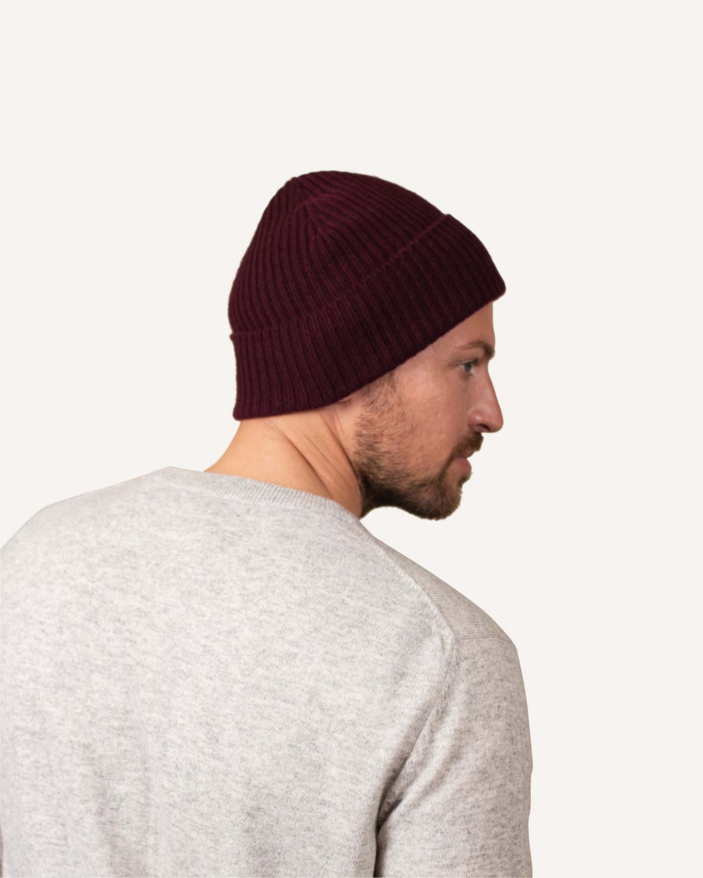 Cashmere knitted hat