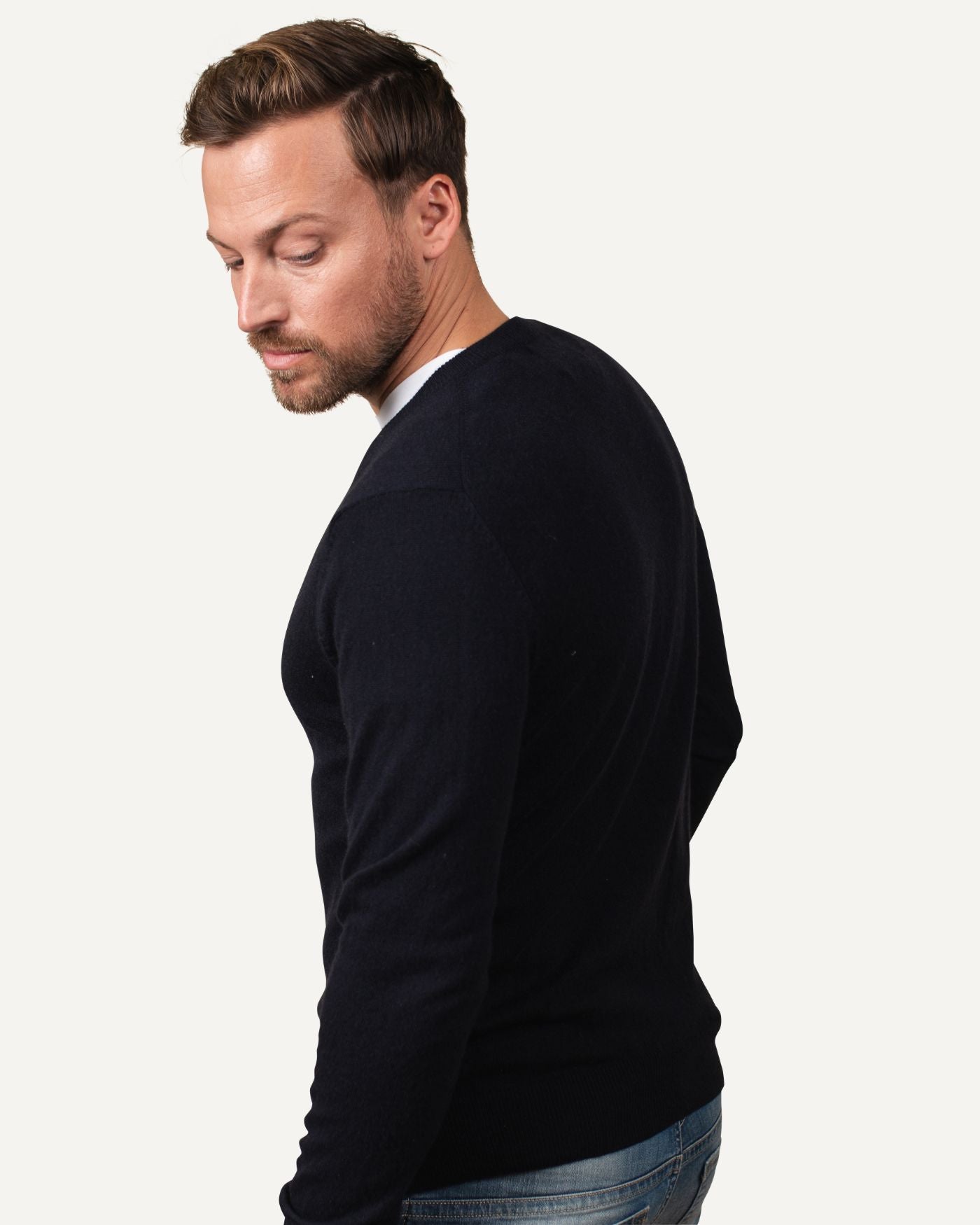 Kaschmir V-Neck Pullover