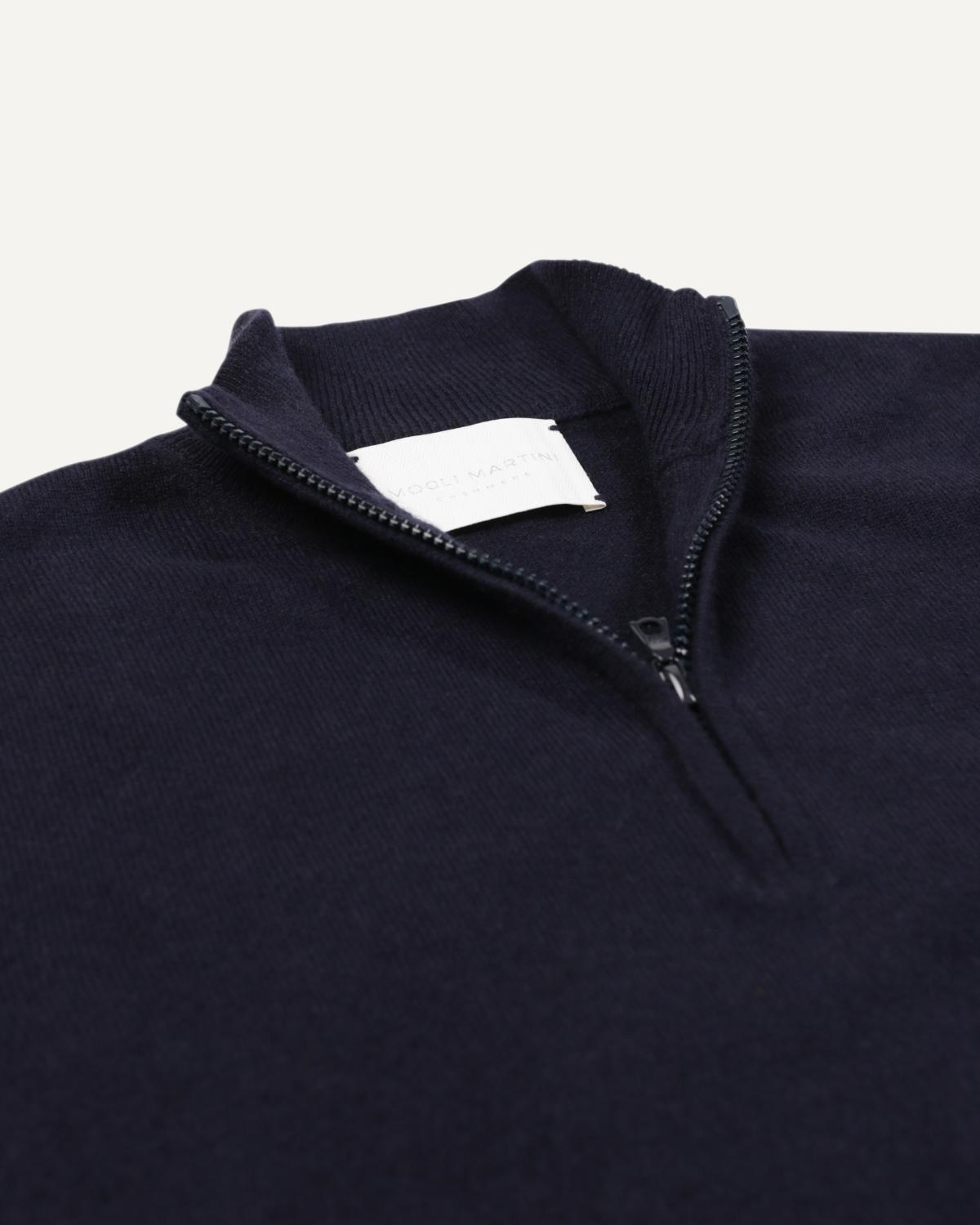 Kaschmir Troyer für Herren in Tiefblau von MOGLI & MARTINI #farbe_tiefblau