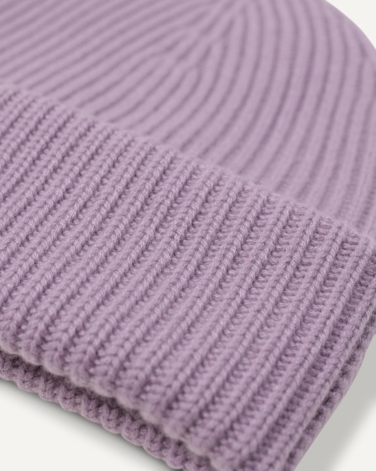 Oversize Kaschmir Mütze für Damen in Flieder von MOGLI & MARTINI #farbe_flieder