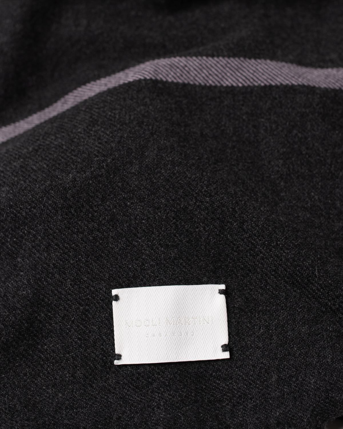 Oversize Kaschmir Schal für Herren in Anthrazit von MOGLI & MARTINI #farbe_anthrazit