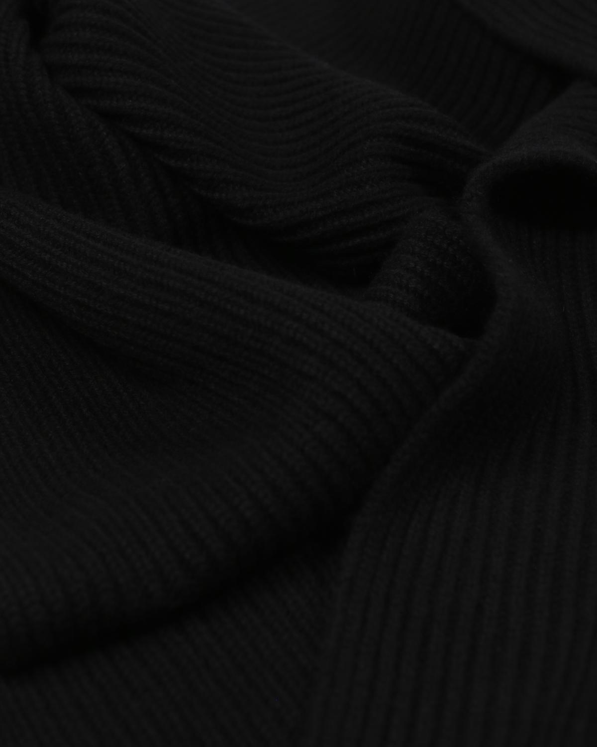 Gestrickter Kaschmir Schal für Damen in Schwarz von MOGLI & MARTINI #farbe_schwarz