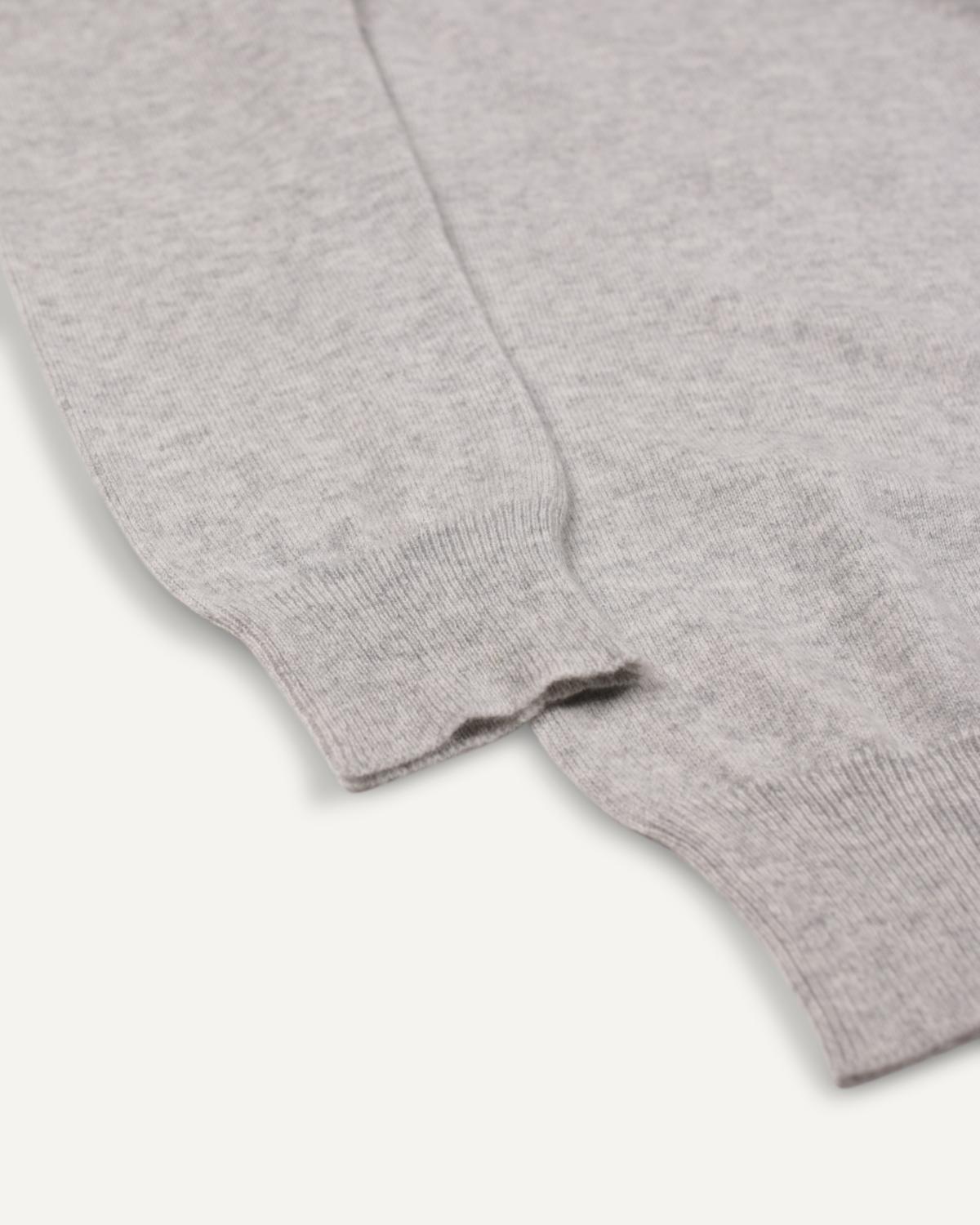 Kaschmir Rundhals Pullover für Damen in Wolfsgrau von MOGLI & MARTINI #farbe_wolfsgrau