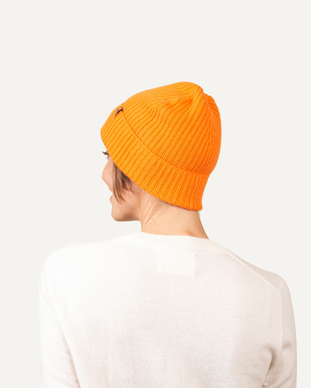 Kaschmir Strickmütze für Damen in Tiger von MOGLI & MARTINI #farbe_tiger
