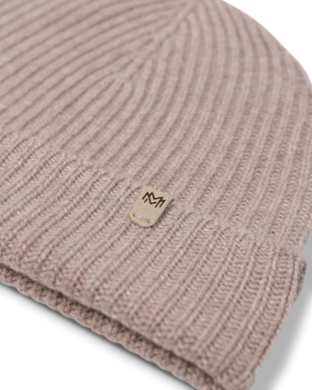 Kaschmir Strickmütze für Damen in Marmor von MOGLI & MARTINI #farbe_marmor