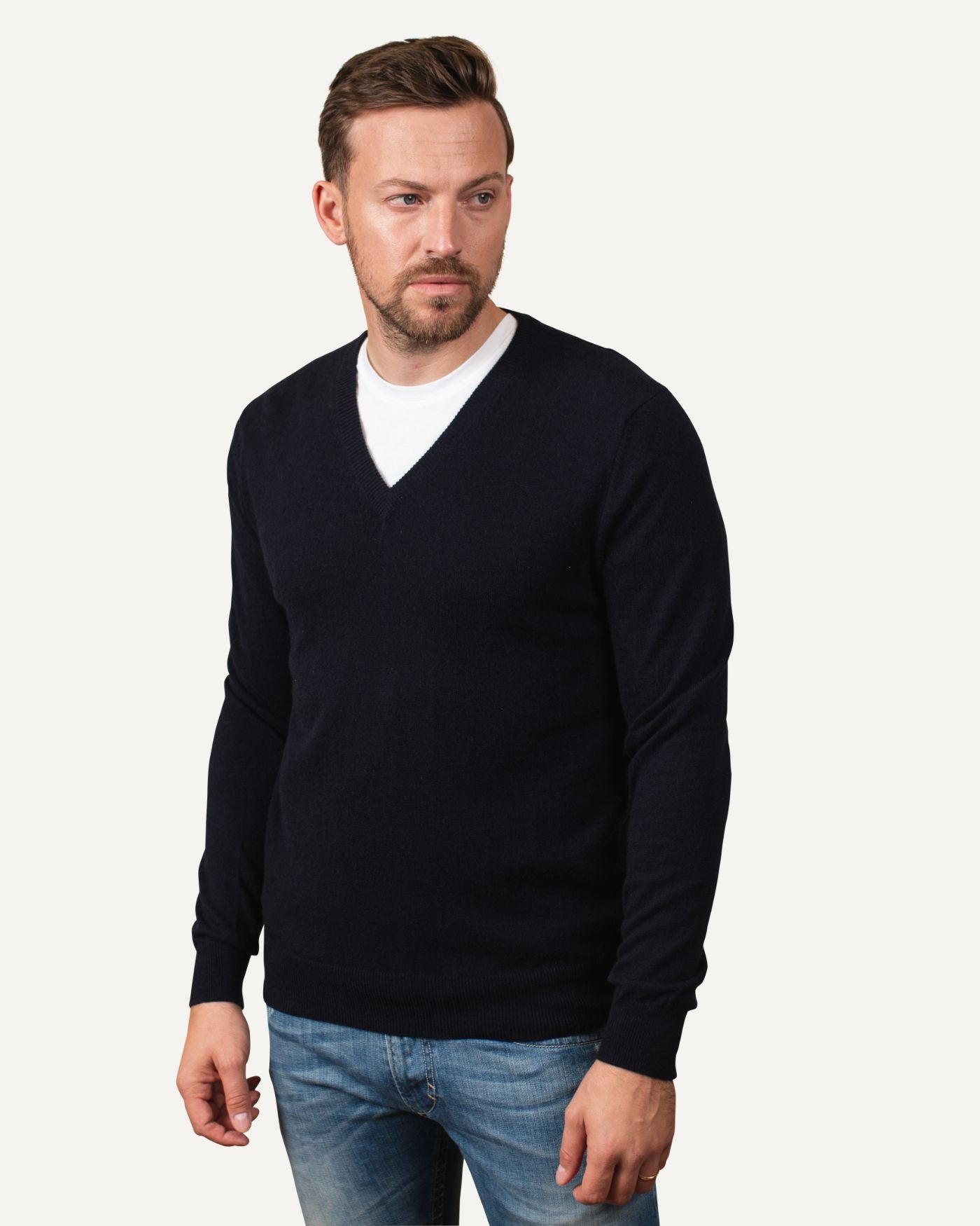 Kaschmir V-Neck Pullover