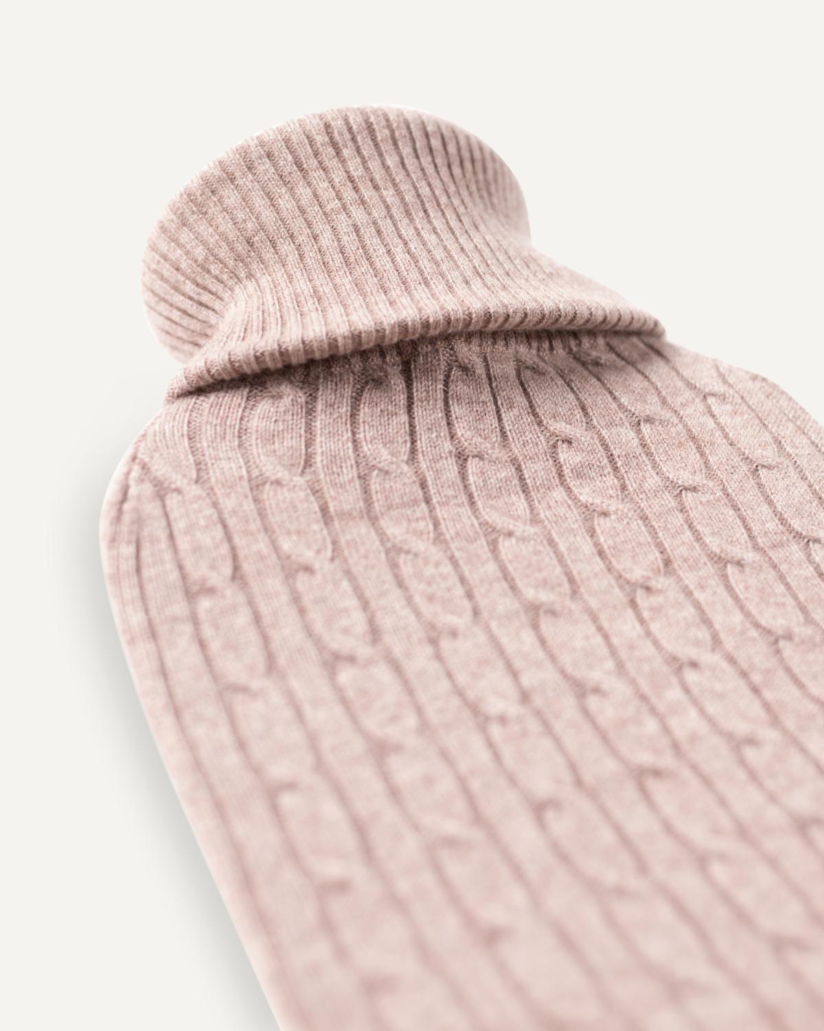 Cashmere hot water bottle by MOGLI & MARTINI in the colour marble #colour_marble