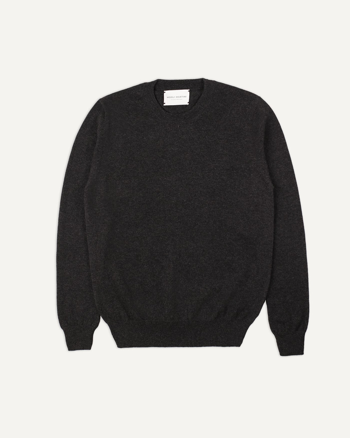 Cashmere jumper for men in dark grey by MOGLI & MARTINI #colour_anthracite